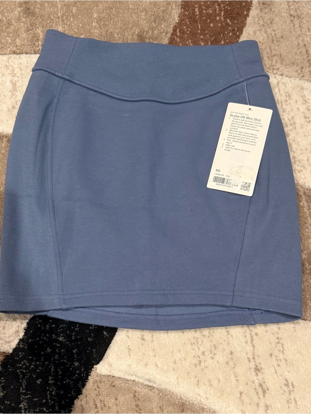lululemon athletica Dusty Blue Athletic Mini Skirt - Size XS
